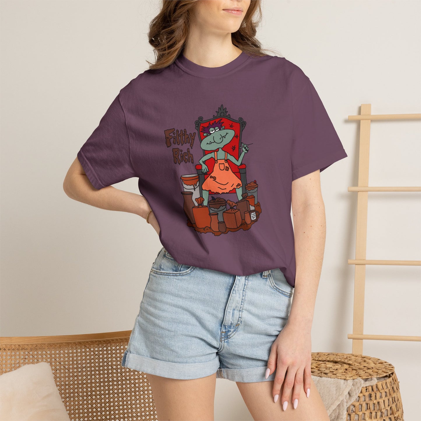 Filthy Rich Pottery Troll T-Shirt V1