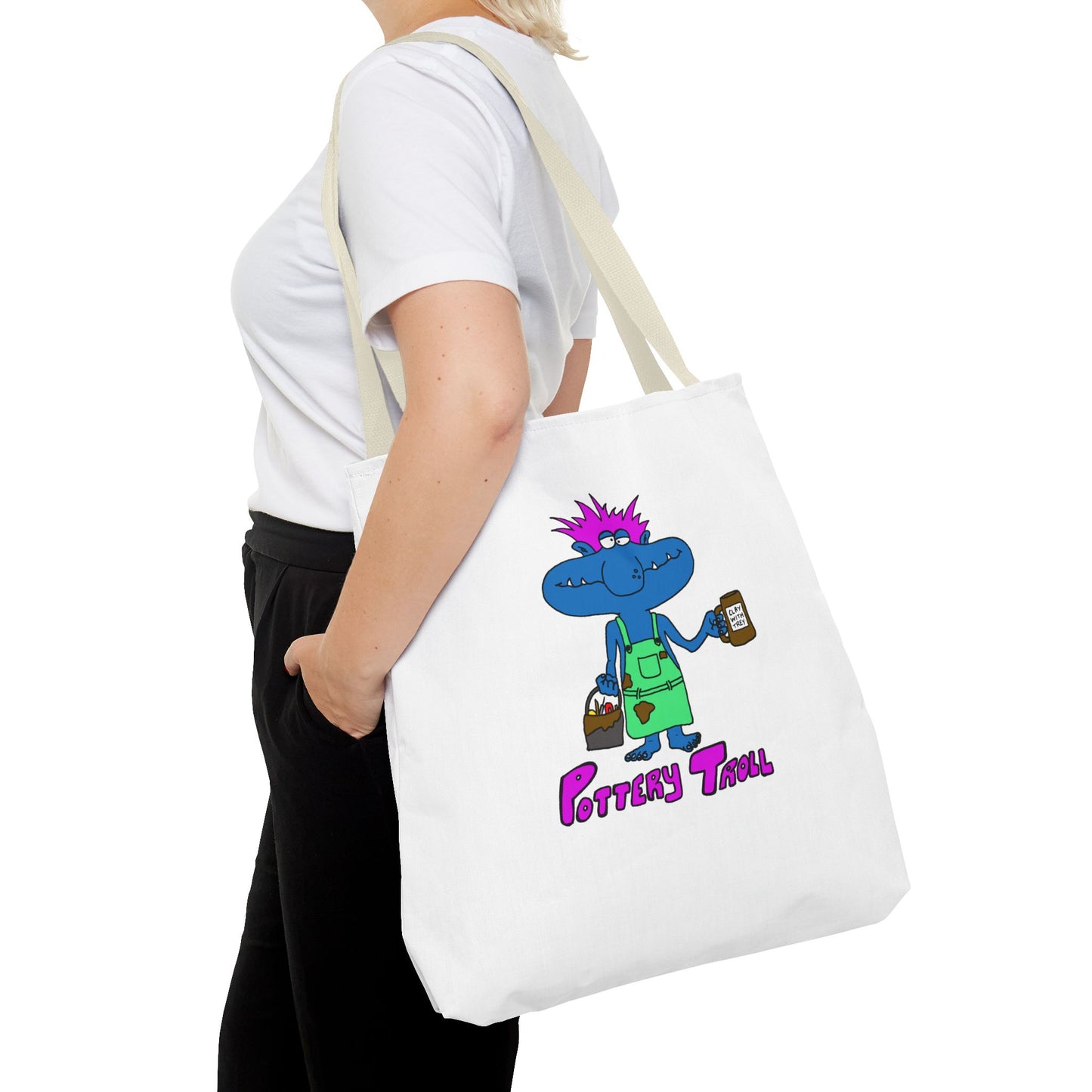 Pottery Troll Tote Bag