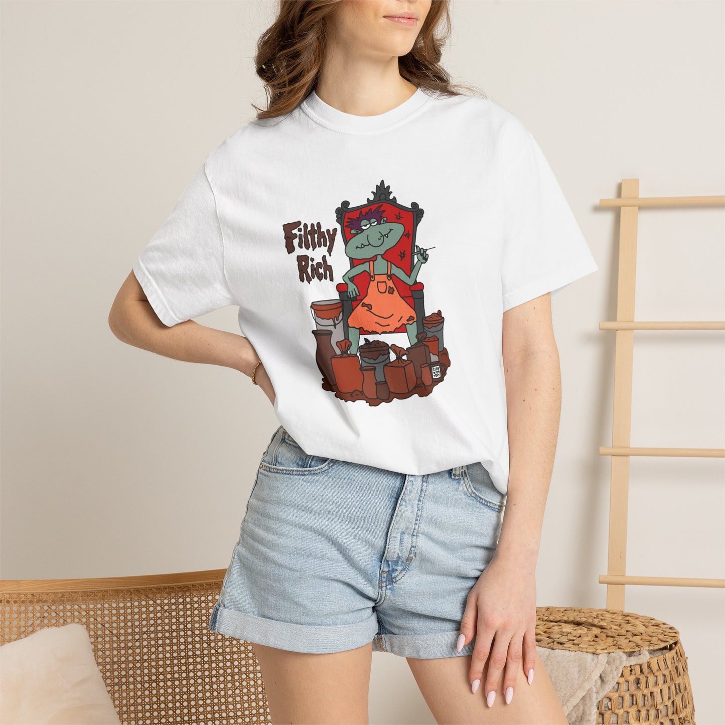 Filthy Rich Pottery Troll T-Shirt V1