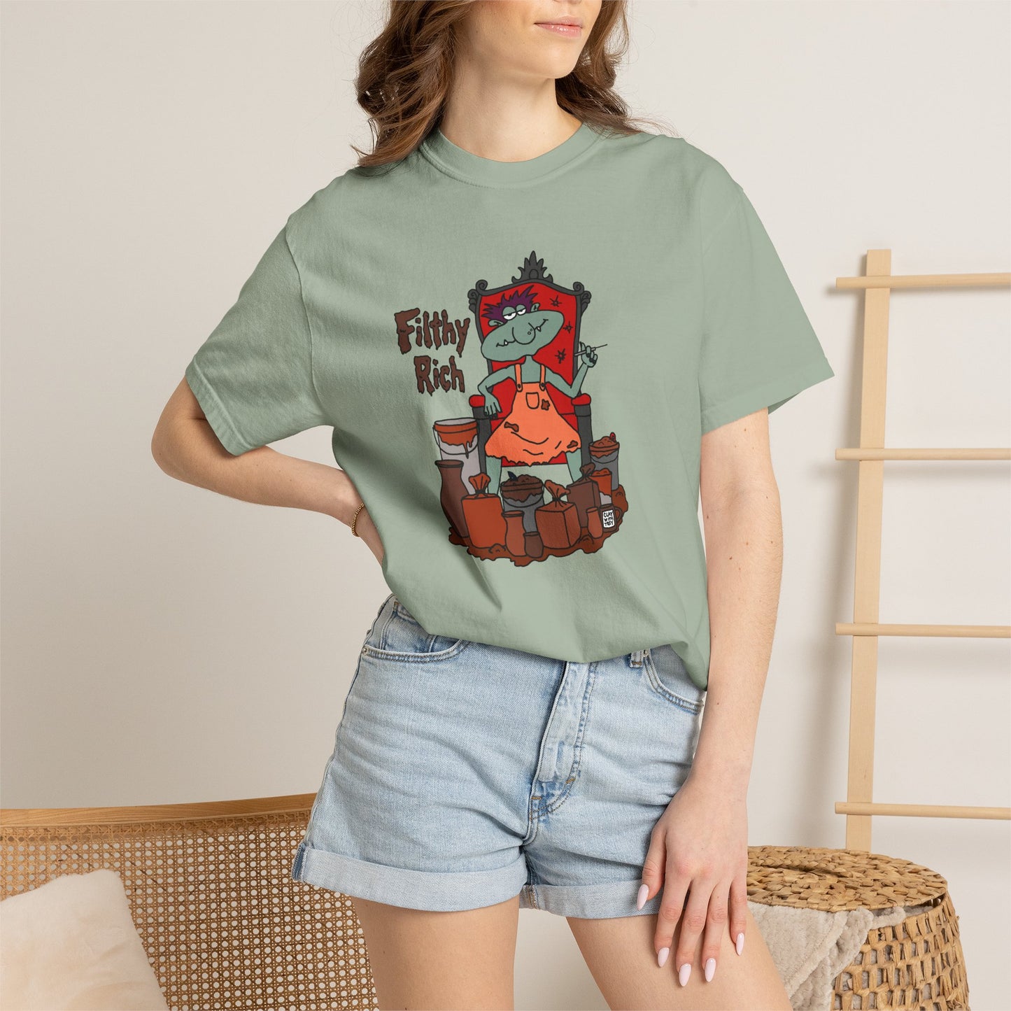 Filthy Rich Pottery Troll T-Shirt V1