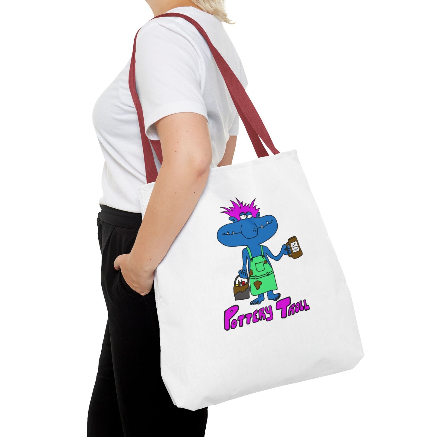 Pottery Troll Tote Bag