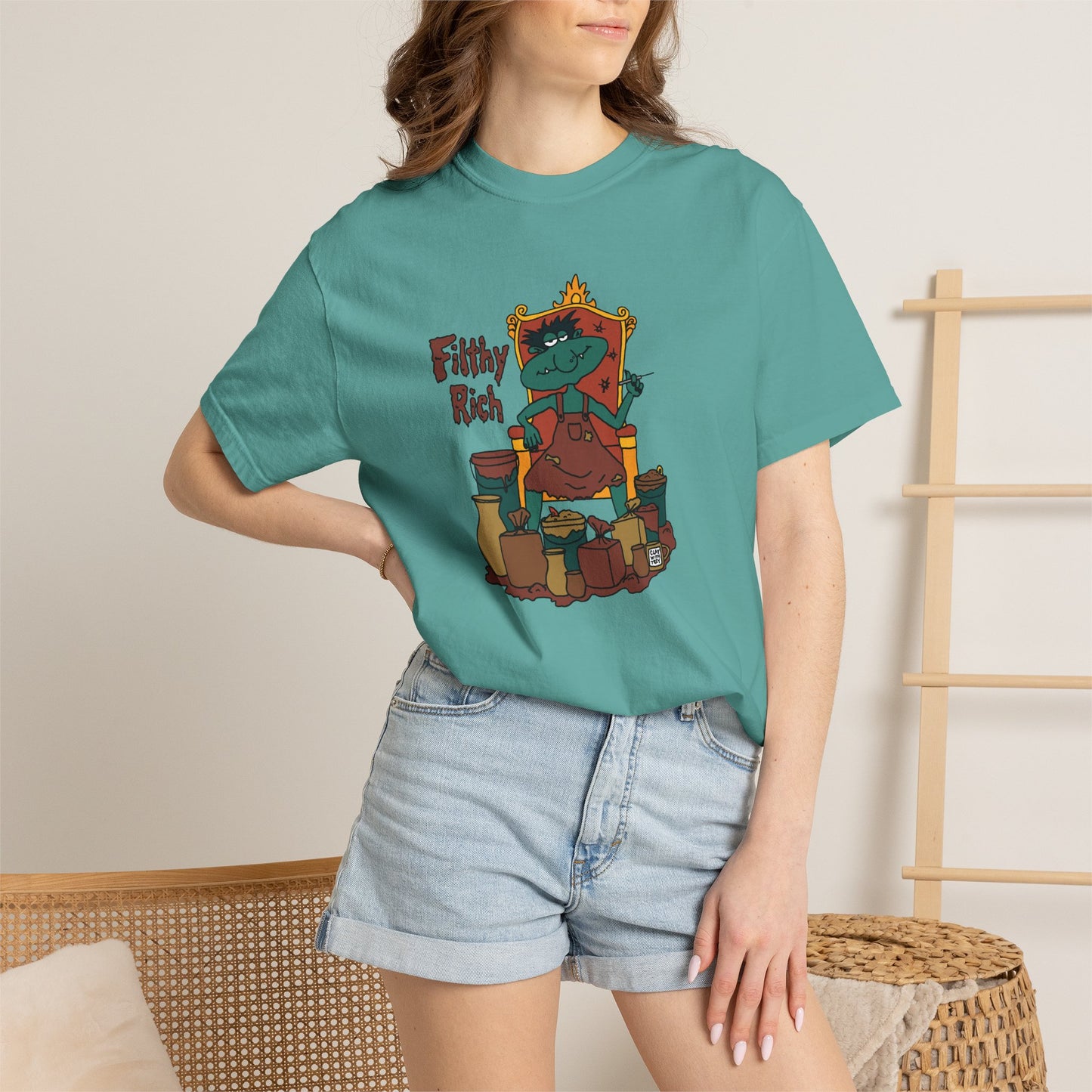 Filthy Rich Pottery Troll T-Shirt V2