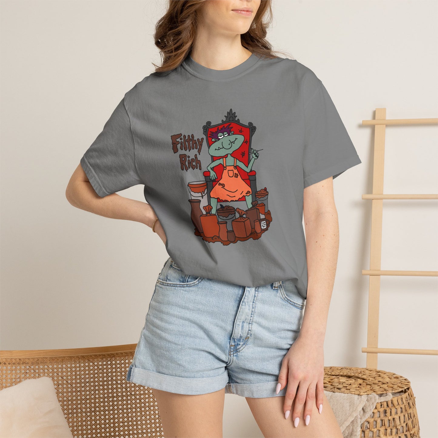 Filthy Rich Pottery Troll T-Shirt V1