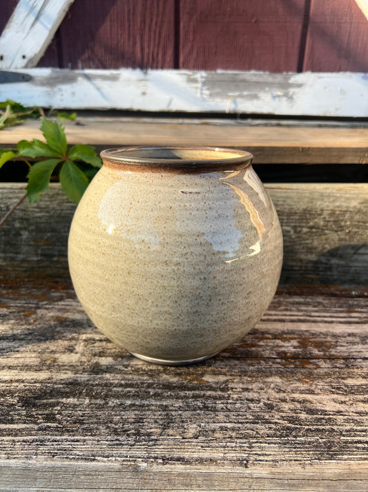 Moon Vase- Grey